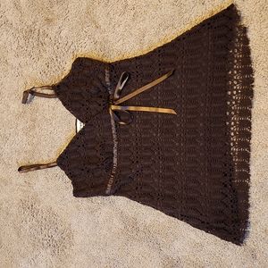 Lace baby doll tank
